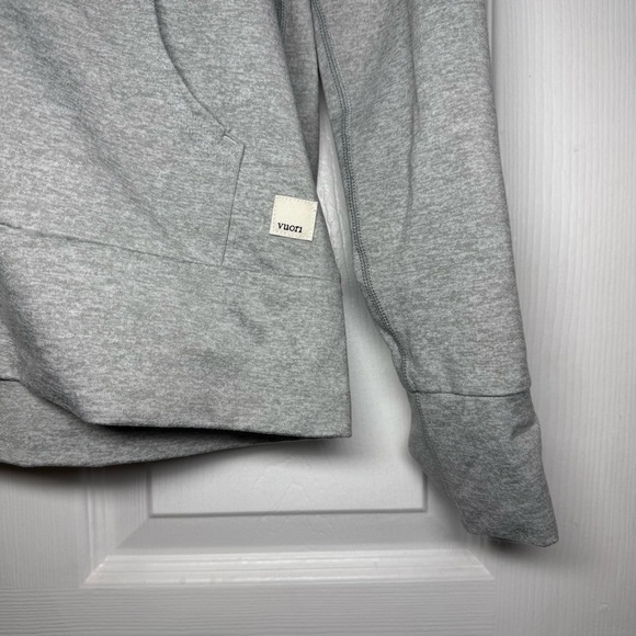 Vuori Women's Gray Zip-Up Hoodie - Picture 2 of 6